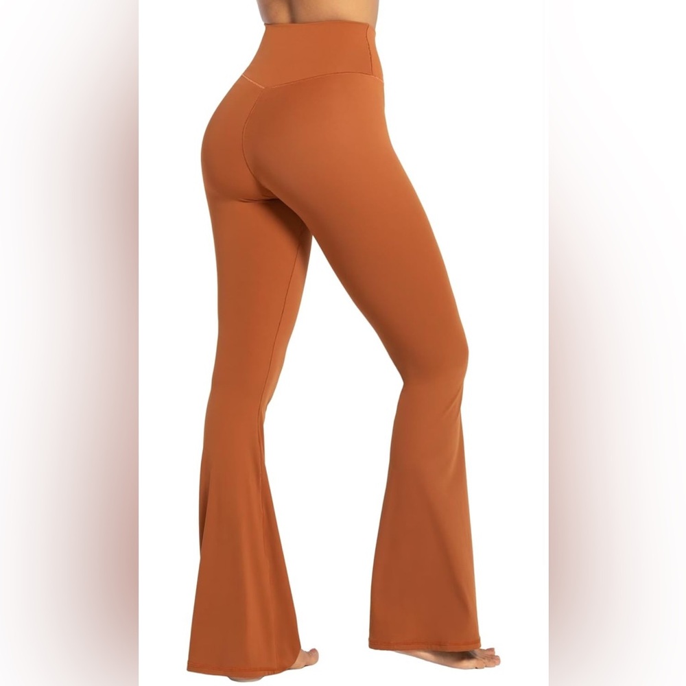 Sunzel Rust Flare cross waist Leggings